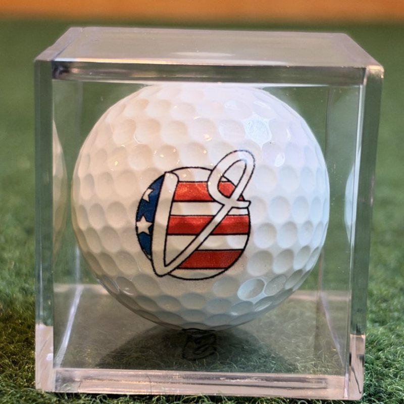 Vice golf ball: 2018 Ryder Cup EU vs. US Flag